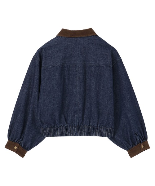 MARY QUANT(マリークワント)の「コーデュロイカラーワーク ブルゾン(ブルゾン・レディース・ブラウン/ネイビー・M)」の12枚目の写真