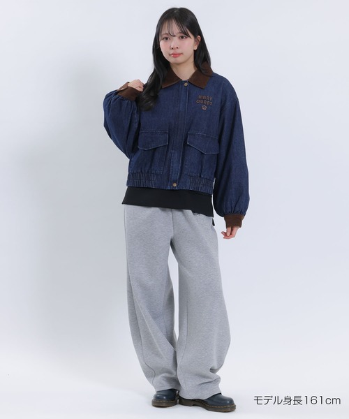 MARY QUANT(マリークワント)の「コーデュロイカラーワーク ブルゾン(ブルゾン・レディース・ブラウン/ネイビー・M)」の18枚目の写真