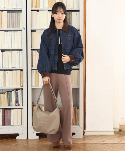 MARY QUANT(マリークワント)の「コーデュロイカラーワーク ブルゾン(ブルゾン・レディース・ブラウン/ネイビー・M)」の17枚目の写真