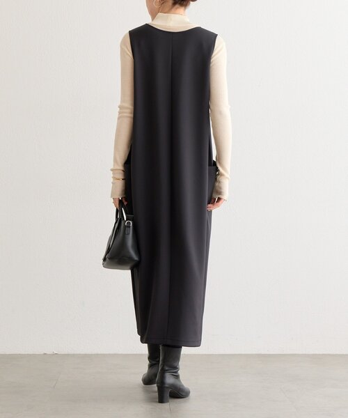 BEARDSLEY(ビアズリー)の「《完売サイズ追加検討中》ダンボールコクーンワンピース(ワンピース・レディース・ブラック・0/1)」の4枚目の写真