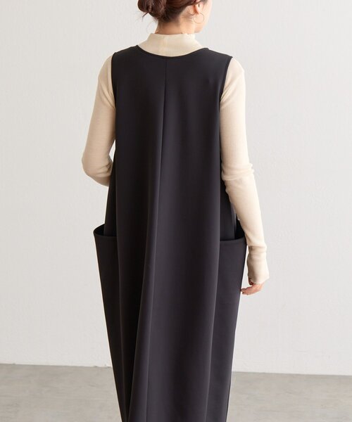 BEARDSLEY(ビアズリー)の「《完売サイズ追加検討中》ダンボールコクーンワンピース(ワンピース・レディース・ブラック・0/1)」の9枚目の写真