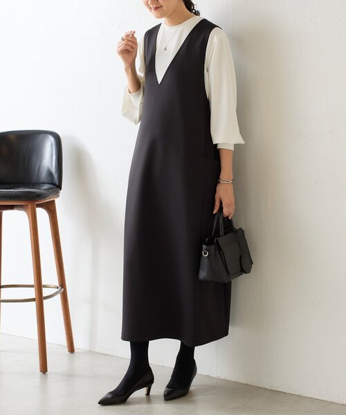 BEARDSLEY(ビアズリー)の「《完売サイズ追加検討中》ダンボールコクーンワンピース(ワンピース・レディース・ブラック・0/1)」の15枚目の写真
