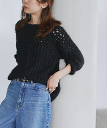 Couture d'adam（クチュールドアダム）の「COUTURE D'ADAM/クチュールドアダム Hand-knitted Lace PO（ニット/セーター）」