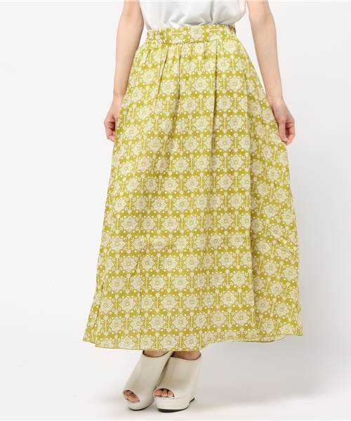 earth music&ecology（アースミュージックアンドエコロジー）の「エスニック柄マキシスカート（スカート・レディース・ライトグリーン/ブルー・FREE）」の11枚目の写真