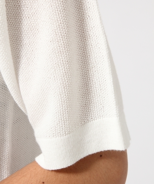 RAGEBLUE（レイジブルー）の「強撚ニット半袖/722256（ニット/セーター・メンズ・ホワイト/グリーン/ネイビー/ブルー/ブルー系その他・MEDIUM/LARGE）」の14枚目の写真
