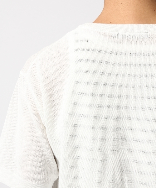 RAGEBLUE（レイジブルー）の「強撚ニット半袖/722256（ニット/セーター・メンズ・ホワイト/グリーン/ネイビー/ブルー/ブルー系その他・MEDIUM/LARGE）」の16枚目の写真