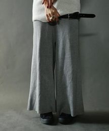 リブワイドパンツ