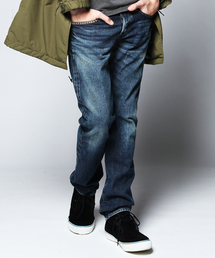 HYSTERIC GLAMOUR | DEEP BLUE加工デニムスリムストレートPT(デニムパンツ)