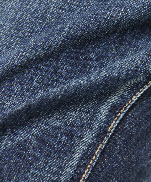 HYSTERIC GLAMOUR（ヒステリックグラマー）の「DEEP BLUE加工デニムスリムストレートPT（デニムパンツ・メンズ・インディゴブルー・28inch/30inch/32inch/34inch）」の4枚目の写真