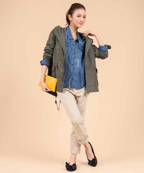 Ray BEAMS（レイビームス）の「SEPTEMBER MOON×Ray BEAMS / リボン バレエシューズ（バレエシューズ・レディース・ブラック/ベージュ/その他1・22.5/23/23.5/24/24.5/25/25.5）」の11枚目の写真