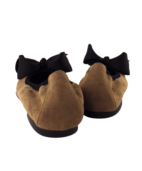 Ray BEAMS（レイビームス）の「SEPTEMBER MOON×Ray BEAMS / リボン バレエシューズ（バレエシューズ・レディース・ブラック/ベージュ/その他1・22.5/23/23.5/24/24.5/25/25.5）」の8枚目の写真