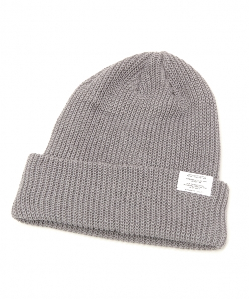 RAGEBLUE（レイジブルー）の「コットン/リネンリブワッチ/743925（ニットキャップ/ビーニー・メンズ・ホワイト/グレー/マスタード/ネイビー/ピンク系その他/ブラック/レッド/グリーン/パープル・FREE）」の4枚目の写真