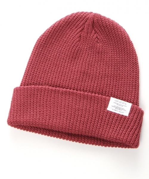 RAGEBLUE（レイジブルー）の「コットン/リネンリブワッチ/743925（ニットキャップ/ビーニー・メンズ・ホワイト/グレー/マスタード/ネイビー/ピンク系その他/ブラック/レッド/グリーン/パープル・FREE）」の9枚目の写真