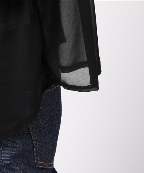 MERLOT（メルロー）の「ピンタックレーステープブラウス4911（シャツ/ブラウス・レディース・ピンク/オフホワイト/ブラック・FREE）」の11枚目の写真