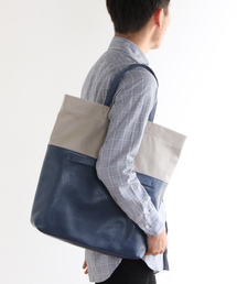 Mia Borsa | レザー 3Way トートバッグ バイカラー A4 メンズ レディース(トートバッグ)