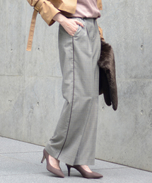 RIVE DROITE | グレンチェックワイドパンツ(その他パンツ)