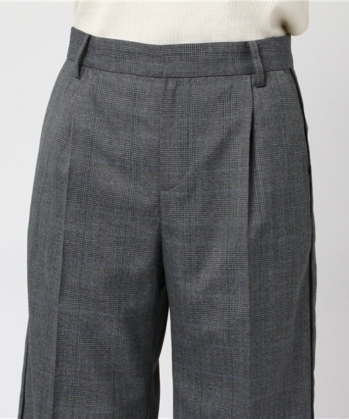 RIVE DROITE(リヴドロワ)の「グレンチェックワイドパンツ(その他パンツ・レディース・チャコールグレー/ベージュ・38/36)」の6枚目の写真