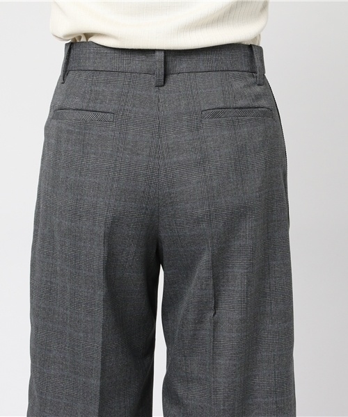 RIVE DROITE(リヴドロワ)の「グレンチェックワイドパンツ(その他パンツ・レディース・チャコールグレー/ベージュ・38/36)」の7枚目の写真