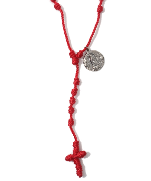 green label relaxing（グリーンレーベルリラクシング）の「Mexican カラーロザリオ ネックレス（ネックレス・レディース・ブラック/レッド/パープル/その他1・フリー）」の3枚目の写真