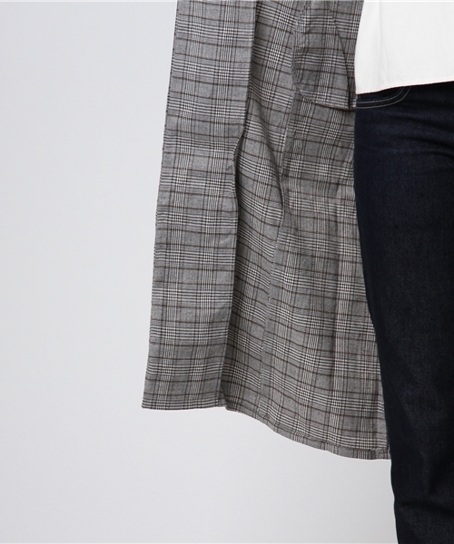 WEGO（ウィゴー）の「WEGO/キャンディスリーブコート（ステンカラーコート・レディース・ベージュ/グレー系その他2・FREE）」の16枚目の写真