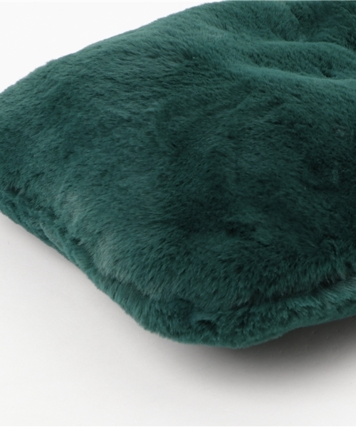 LBC（エルビーシー）の「【Legato Largo】レガートラルゴ エコファーショッピングバッグ              （トートバッグ・レディース・オフホワイト/グレー/ダークグリーン・FREE）」の4枚目の写真