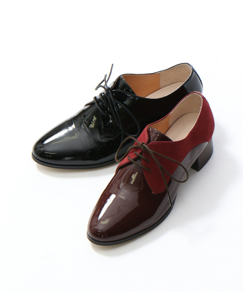 Au BANNISTER（オゥバニスター）の「レースアップシューズ（ドレスシューズ・レディース・ブラック/ワイン/グレイッシュベージュ・35/36/37/38/39）」の16枚目の写真
