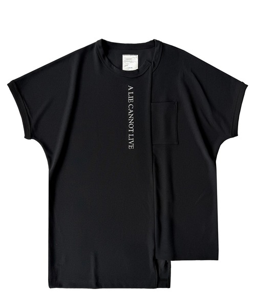 SHAREEF(シャリーフ)の「GEORGETTE JQ SWITCHING BIG-T(Tシャツ/カットソー・メンズ・ホワイト/ブラック/イエロー/レッド・1/2/3)」の5枚目の写真