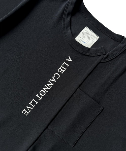 SHAREEF(シャリーフ)の「GEORGETTE JQ SWITCHING BIG-T(Tシャツ/カットソー・メンズ・ホワイト/ブラック/イエロー/レッド・1/2/3)」の7枚目の写真