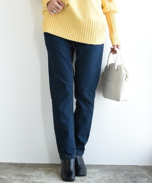 and it_（アンドイット）の「らくらくこなれストレッチゆるレギンスパンツ（その他パンツ・レディース・カーキ/ブラック/チャコールグレー/ライトベージュ/ベージュ/ネイビー/ワンウォッシュ/ブルー・4L/3L/L/M/LL）」の8枚目の写真