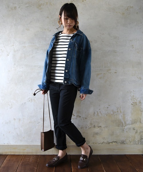 and it_（アンドイット）の「らくらくこなれストレッチゆるレギンスパンツ（その他パンツ・レディース・カーキ/ブラック/チャコールグレー/ライトベージュ/ベージュ/ネイビー/ワンウォッシュ/ブルー・4L/3L/L/M/LL）」の9枚目の写真