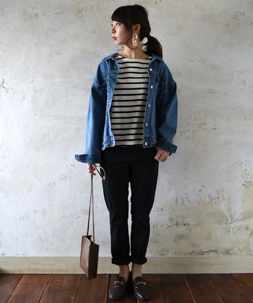 and it_（アンドイット）の「らくらくこなれストレッチゆるレギンスパンツ（その他パンツ・レディース・カーキ/ブラック/チャコールグレー/ライトベージュ/ベージュ/ネイビー/ワンウォッシュ/ブルー・4L/3L/L/M/LL）」の11枚目の写真