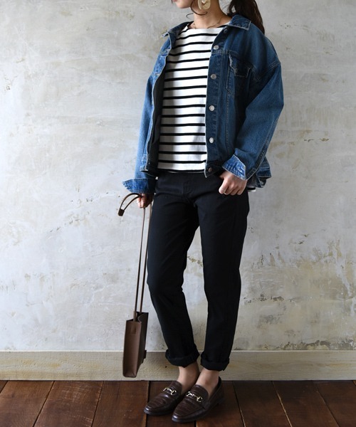 and it_（アンドイット）の「らくらくこなれストレッチゆるレギンスパンツ（その他パンツ・レディース・カーキ/ブラック/チャコールグレー/ライトベージュ/ベージュ/ネイビー/ワンウォッシュ/ブルー・4L/3L/L/M/LL）」の13枚目の写真