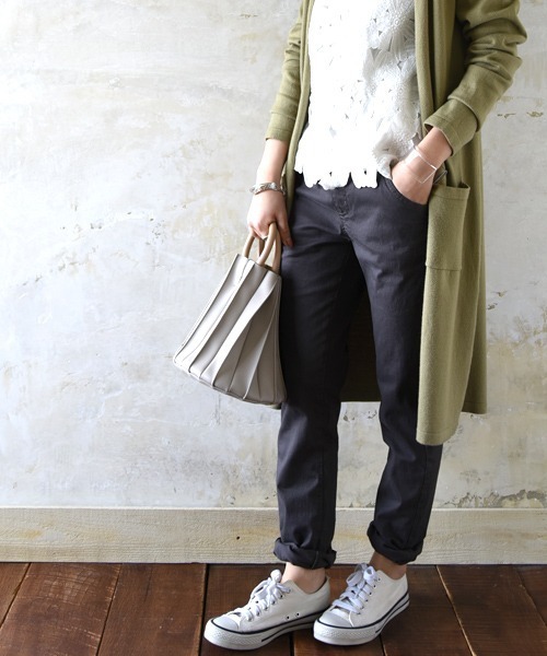 and it_（アンドイット）の「らくらくこなれストレッチゆるレギンスパンツ（その他パンツ・レディース・カーキ/ブラック/チャコールグレー/ライトベージュ/ベージュ/ネイビー/ワンウォッシュ/ブルー・4L/3L/L/M/LL）」の20枚目の写真