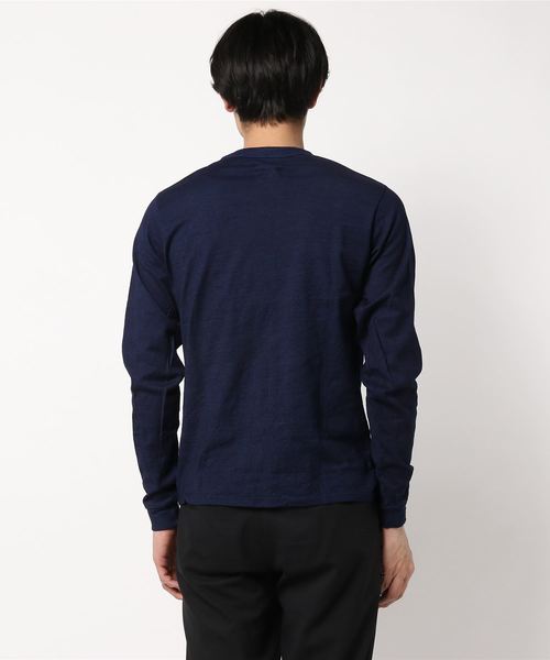 JOURNAL STANDARD relume(ジャーナルスタンダード レリューム)の「SALVAGE PUBLIC / サルベージパブリック : SURF HONOLULU ロングスリーブTシャツ# (Tシャツ/カットソー・メンズ・ネイビー・LARGE/MEDIUM)」の3枚目の写真
