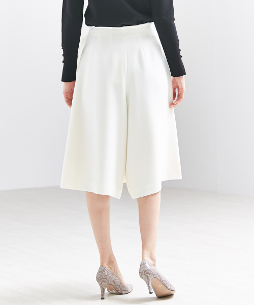 qualite(カリテ)の「ジョーゼットラップパンツ(その他パンツ・レディース・オフホワイト/ベージュ/セージグリーン・34/36/38)」の6枚目の写真