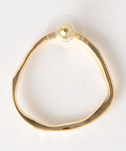 green label relaxing（グリーンレーベルリラクシング）の「KFC メタルリングフレーム/ピアス（ピアス（両耳用）・レディース・ゴールド/シルバー・FREE）」の4枚目の写真