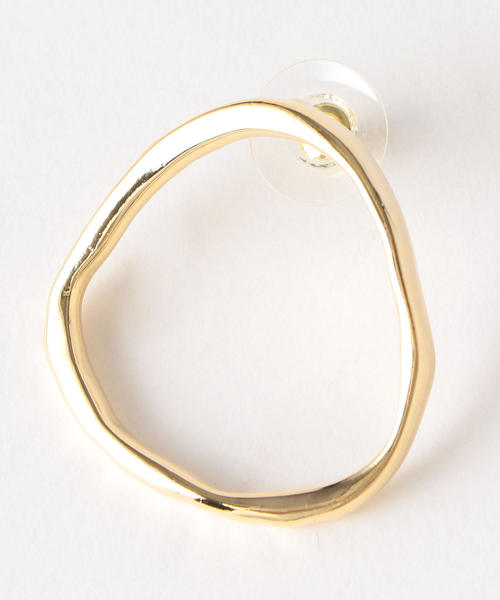 green label relaxing（グリーンレーベルリラクシング）の「KFC メタルリングフレーム/ピアス（ピアス（両耳用）・レディース・ゴールド/シルバー・FREE）」の5枚目の写真