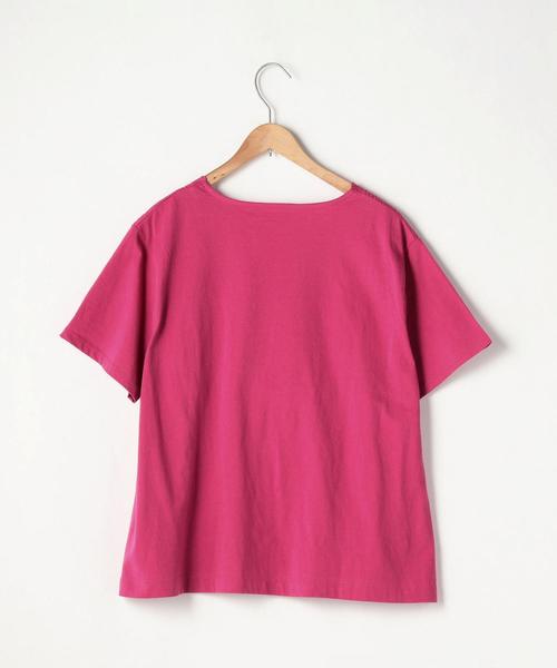 coen(コーエン)の「レースコンビカシュクールプルオーバー(Tシャツ/カットソー・レディース・ホワイト/ピンク/マスタード・FREE)」の22枚目の写真