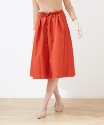 Abahouse Devinette | コットンシルクフロントギャザースカート(スカート)