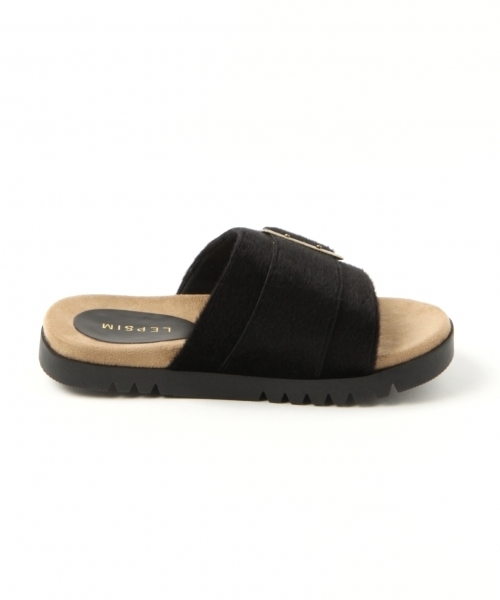 LEPSIM（レプシィム）の「バックルフラットサンダル　788535（サンダル・レディース・レオパード/ベージュ/ブラック・MEDIUM/SMALL/LARGE）」の10枚目の写真