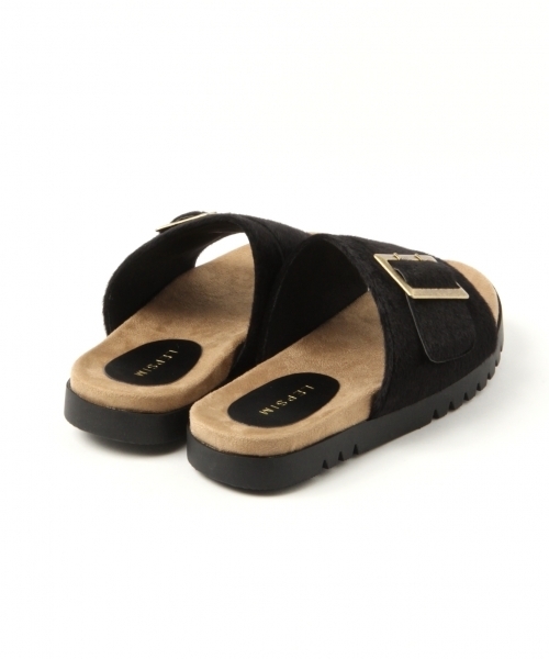 LEPSIM（レプシィム）の「バックルフラットサンダル　788535（サンダル・レディース・レオパード/ベージュ/ブラック・MEDIUM/SMALL/LARGE）」の12枚目の写真