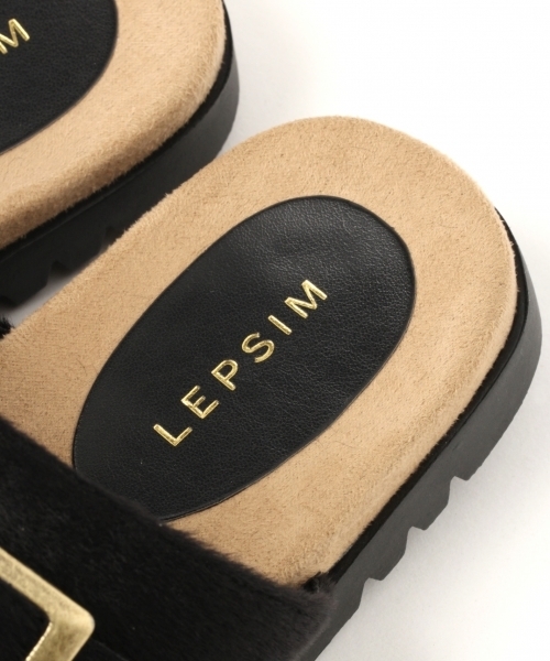 LEPSIM（レプシィム）の「バックルフラットサンダル　788535（サンダル・レディース・レオパード/ベージュ/ブラック・MEDIUM/SMALL/LARGE）」の18枚目の写真