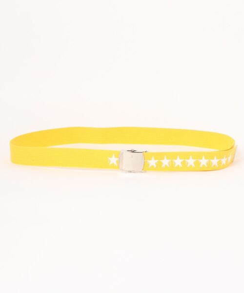 L.H.P(エルエイチピー)の「【web限定モデル】Long Belt (☆)(ベルト・メンズ・ホワイト/イエロー/オレンジ/グリーン・FREE)」の1枚目の写真