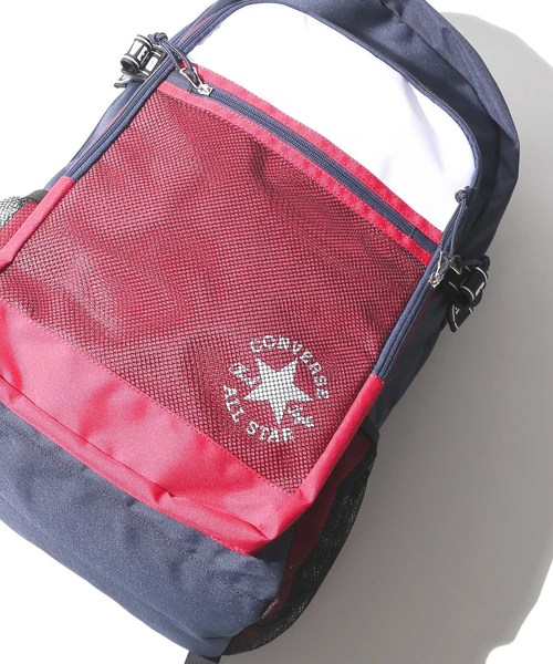 CONVERSE（コンバース）の「∴WEGO/CONVERSE別注リュックサック（バックパック/リュック・メンズ・ホワイト/ブラック/トリコロール・FREE）」の3枚目の写真