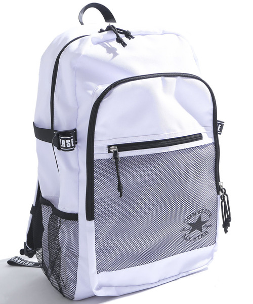 CONVERSE（コンバース）の「∴WEGO/CONVERSE別注リュックサック（バックパック/リュック・メンズ・ホワイト/ブラック/トリコロール・FREE）」の8枚目の写真