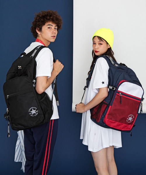 CONVERSE（コンバース）の「∴WEGO/CONVERSE別注リュックサック（バックパック/リュック・メンズ・ホワイト/ブラック/トリコロール・FREE）」の21枚目の写真