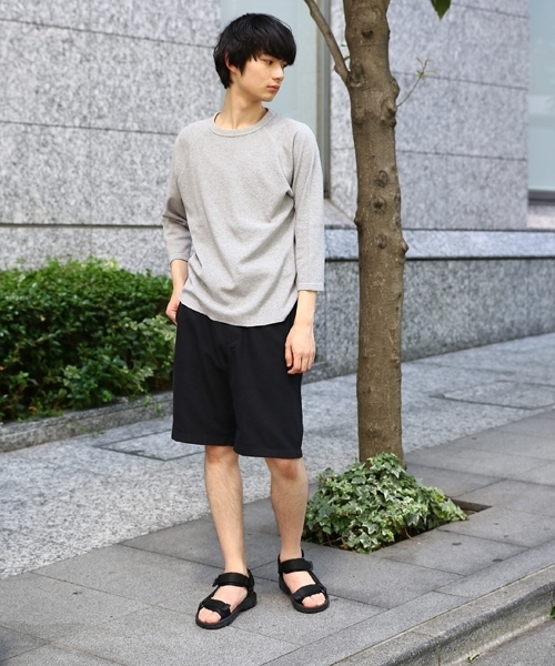 niko and...(ニコアンド)の「ソフトワッフル7分袖Tシャツ(Tシャツ/カットソー・メンズ・ホワイト/ネイビー/グレー/イエロー・MEDIUM/LARGE)」の13枚目の写真