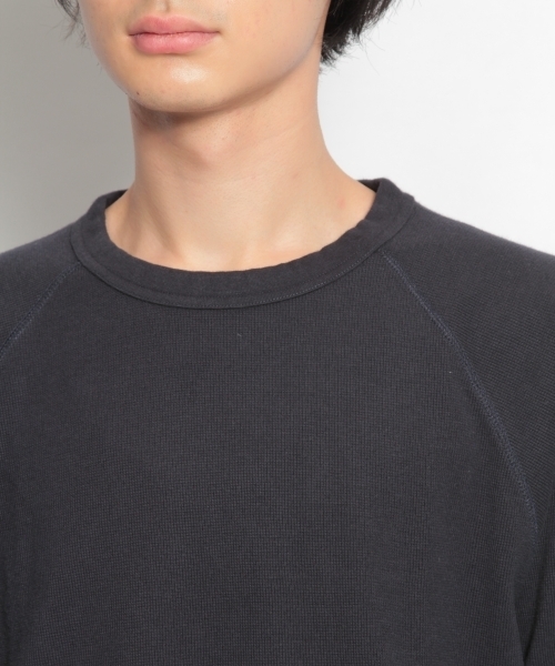 niko and...(ニコアンド)の「ソフトワッフル7分袖Tシャツ(Tシャツ/カットソー・メンズ・ホワイト/ネイビー/グレー/イエロー・MEDIUM/LARGE)」の19枚目の写真