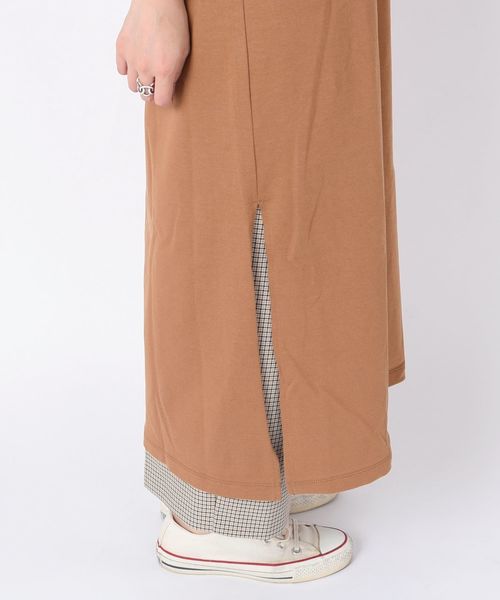 SHIPS（シップス）の「キーネックスリットワンピース◇（ワンピース・レディース・ブラック/ライトブルー/キャメル・ONE SIZE）」の4枚目の写真