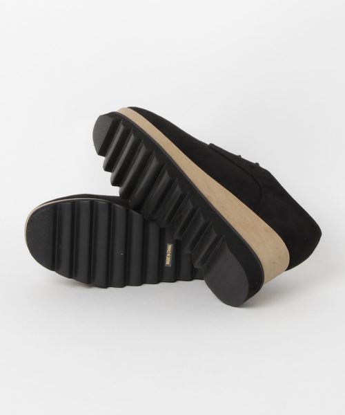 WEGO(ウィゴー)の「WEGO/コンビ厚底シューズ(ドレスシューズ・レディース・ブラック/ベージュ/ブラック系その他・MEDIUM/LARGE)」の5枚目の写真